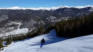 6 below zero this morning at Keystone with Tony and Fred 01-16-18