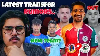 Where will Robson Robinho sign 🤨 ? 🚨 Bipin and Vikram to East Bengal Done ? Roshan Singh staying🤔?
