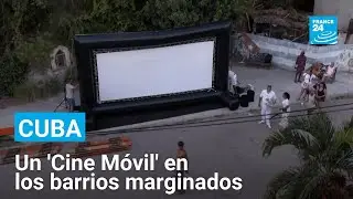 En La Habana, los habitantes de los barrios marginados se entretienen con el cine m&oacute;vil