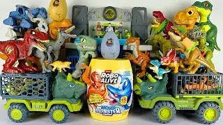 Jurassic World Rebirth ASMR Dinosaur Unboxing T-rex Giga Dilophosaurus Therizino Triceratops Trucks