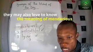 Learn the Synonyms of the Word,  mendacious now!!!🔥