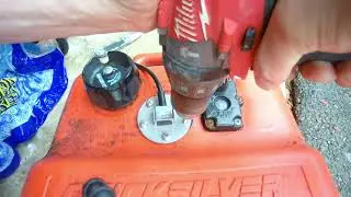 Portable Boat Gas Tank Fuel Sending Unit Install