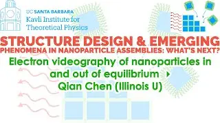 Electron videography of nanoparticles in and out of equilibrium  ▸  Qian Chen (Illinois U)