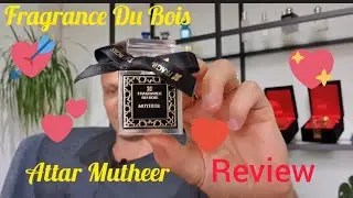 In depth review Fragrance Du Bois Mutheer!!!