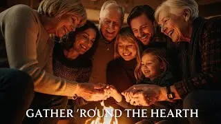 Gather 'Round the Hearth (Lyric Video) - Emmett Wilder - A Heartland Christmas