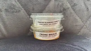 Candleberry Review: Frosted Blueberry Donuts & Creme Br&ucirc;l&eacute;e