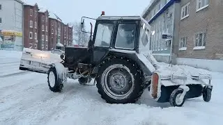 Очистка дорог от снега 307 часть