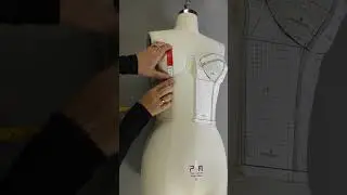 Taking measurements for the new Bustier Dress