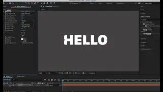 After Effects Tutorial: Making Text Flicker