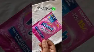 HOW TO USE VANISH  #shorts #shortsfeed #vanish #vanishoxiaction