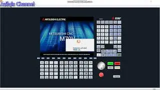 Restart/research program cnc mitsubishi