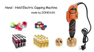 How To Use The Hand - held Electric Capping Machine