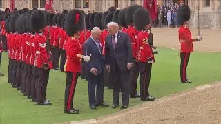 President Trump arrives in U.K. for second state visit