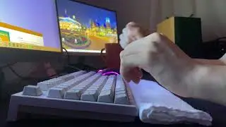 Topre Realforce TKL Mixed Weight Keyboard ASMR, LOFI + No Talking, Typing Video
