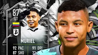 THE COLOMBIAN BEAST! 😈 87 SHOWDOWN MURIEL PLAYER REVIEW! - FIFA 22 Ultimate Team