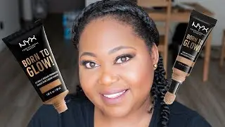 NYX Born To Glow Foundation and Concealer Review