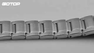 WS018 Fine Stainless Steel Watch Bracelet In Silver Finish