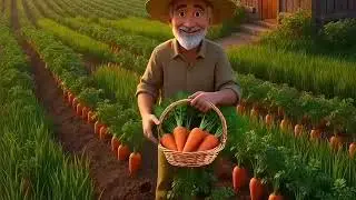 Bunny and the kind Farmer 🐇🌾| English cartoon story for kids | Bedtime Story