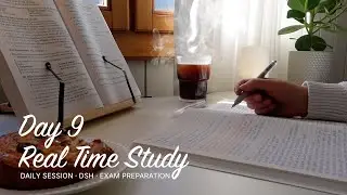 Real-Time Study With Me &mdash; Day 9 | DSH German Exam Prep