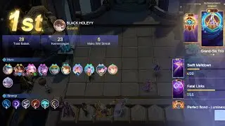 COMBO TRIPLE SIX | CARA BERMAIN COMMANDER GUSION MAGIC CHESS GO GO