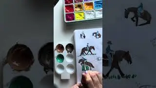 Practice makes progress #horseart
