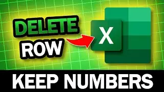 How to Update List Numbering when Deleting a Row in Excel