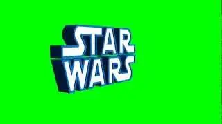 star wars logo 3-D animation - different views - 