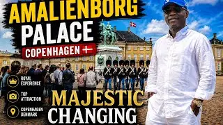 Дворец Амалиенборг, Копенгаген 🇩🇰 | Величественная церемония смены караула 👑