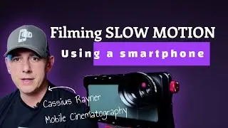Slow motion using Filmic Pro and an iPhone