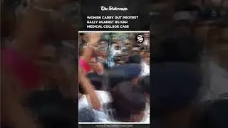 Women carry out protest rally against RG Kar Medical College case | #reels #viral