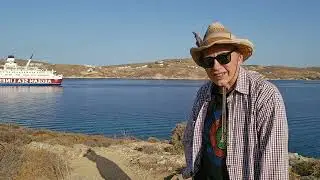 Of Aegean blue by NZ Poet Peter Le Baige.  Really, how much blue do you need? 
