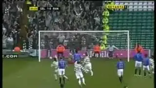 Shunsuke Nakamura Gol VS Rangers - 2008