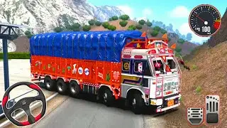 Indian Cargo Truck Ashok Lorry Driving - Offroad Heavy Transport Truck Games 3D Android Gameplay
