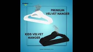 Hanger, Clothes Hangers, Premium Velvet & Kids Hangers | Mooncee.com
