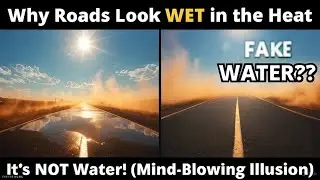 Why Roads Look Wet in Heat But Are Actually Dry | Mirage Explained | Sense Loop