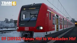 S9 (35932) Hanau Hbf to Wiesbaden Hbf - Kinzigtalbahn - BR 423 - Train Sim World 6