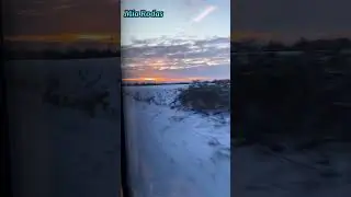 Sunset view and winter scenery in Germany January 2026 #winteringermany  #schnee 