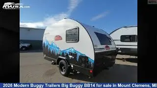 Wonderful 2026 Modern Buggy Trailers Big Buggy Travel Trailer RV For Sale in Mount Clemens, MI