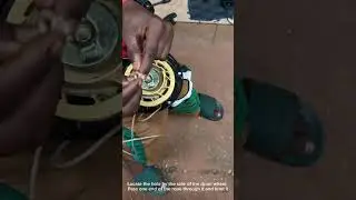 Easy Way To Fix A Generator Pull Cord-DIY Tech For Everyone⚙️ #generator ##
