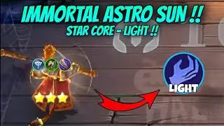 ASTRO SUN WITH SC LIGHT IS CRAZY | UNLIMITED ATTACK SPEED MAGIC CHESS MOBILE LEGENDS