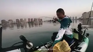 First Catch with Maguro Samurai V2 PE1-3 | Kayak Trolling in Doha Qatar! 🔥🐟