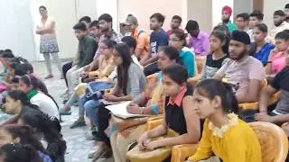 Career Guidance Session by Dr Satvinder Kaur Asst Prof DU at Bhai Matidass Ji Charitable Summer Camp