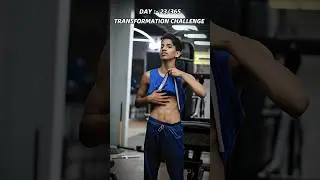 DAY = 23/365 days TRANSFORMATION CHALLENGE 📌💪#fitness #gym #challenge #minivlog #fitnessjourney