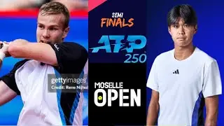 Sachko Vs Tien | ATP Moselle Open Metz France 2025 LIVE Semifinals | Live Score & Match Updates