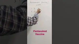 Pentavalent Vaccine #shorts