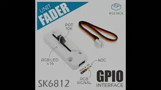 Ползунковый потенциометр UNIT FADER с цветным индикатором | Новые продукты августа 2021 г.