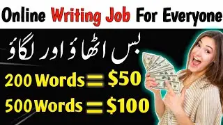 Earn money online with writing content - content writing complete course - Upwork freelancing