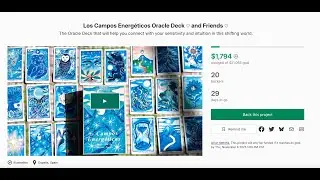 ASMR Current Tarot/Oracle Kickstarter Showcase: Los Campos Energ&eacute;ticos Oracle Deck