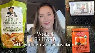 75 Hard Week 4 Vlog | Discipline Over Motivation ✨