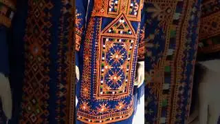 balochi dress with mirror work #balochistan #fashion #stardress #dress #shopping #balochidress